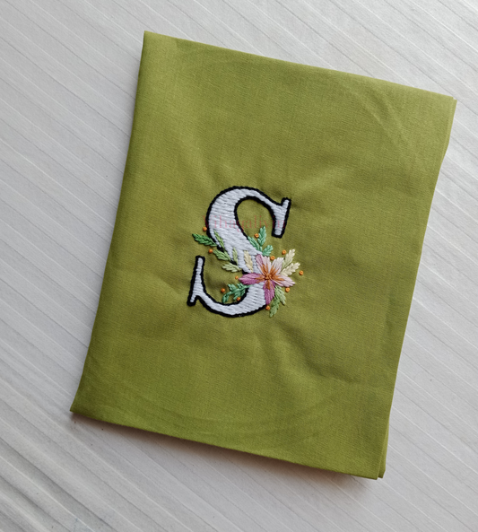S Embroidery Patch (Handmade)