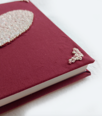 ROSE - Hand Embroidered Notebook
