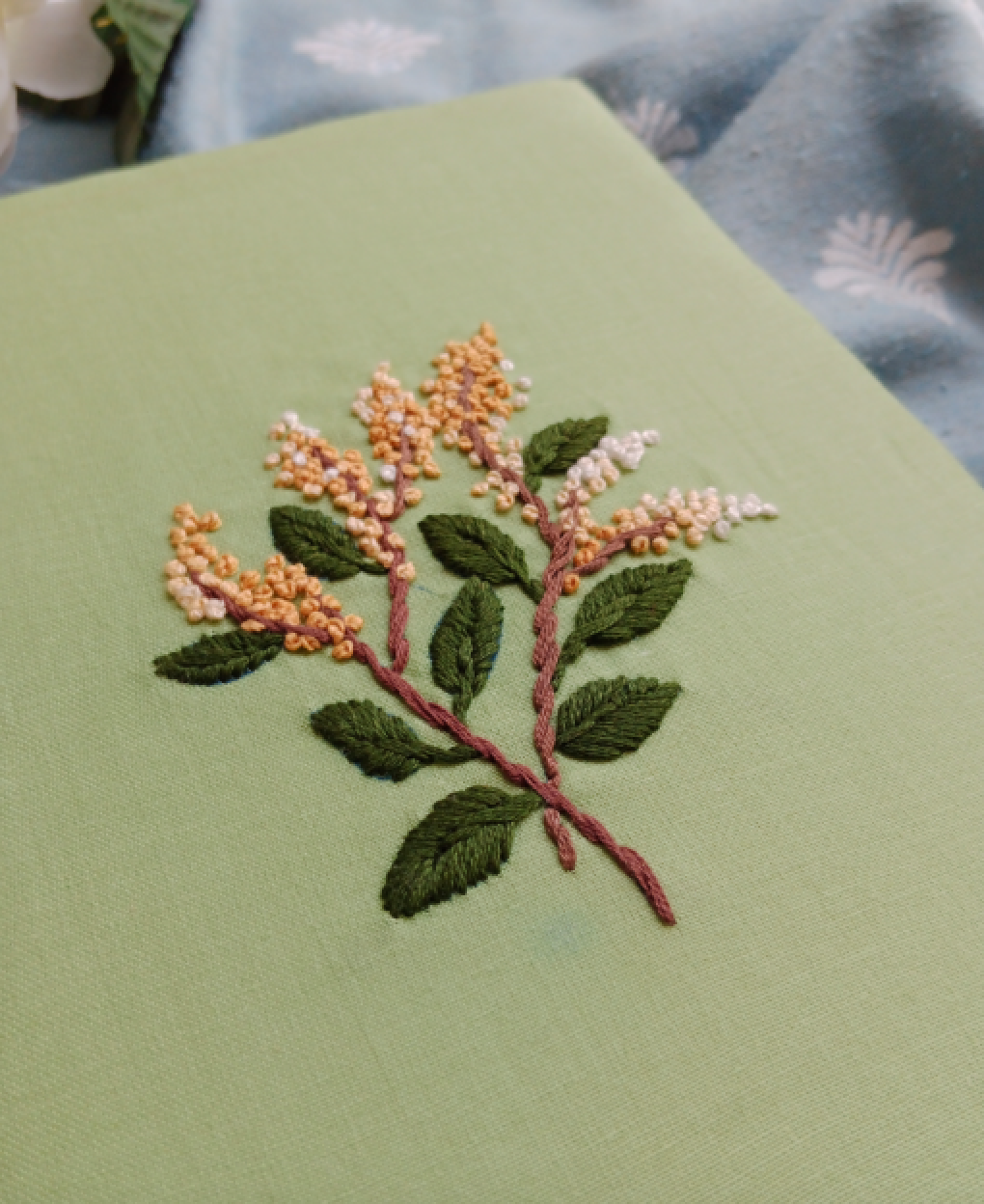 SONNET - Hand Embroidered Notebook