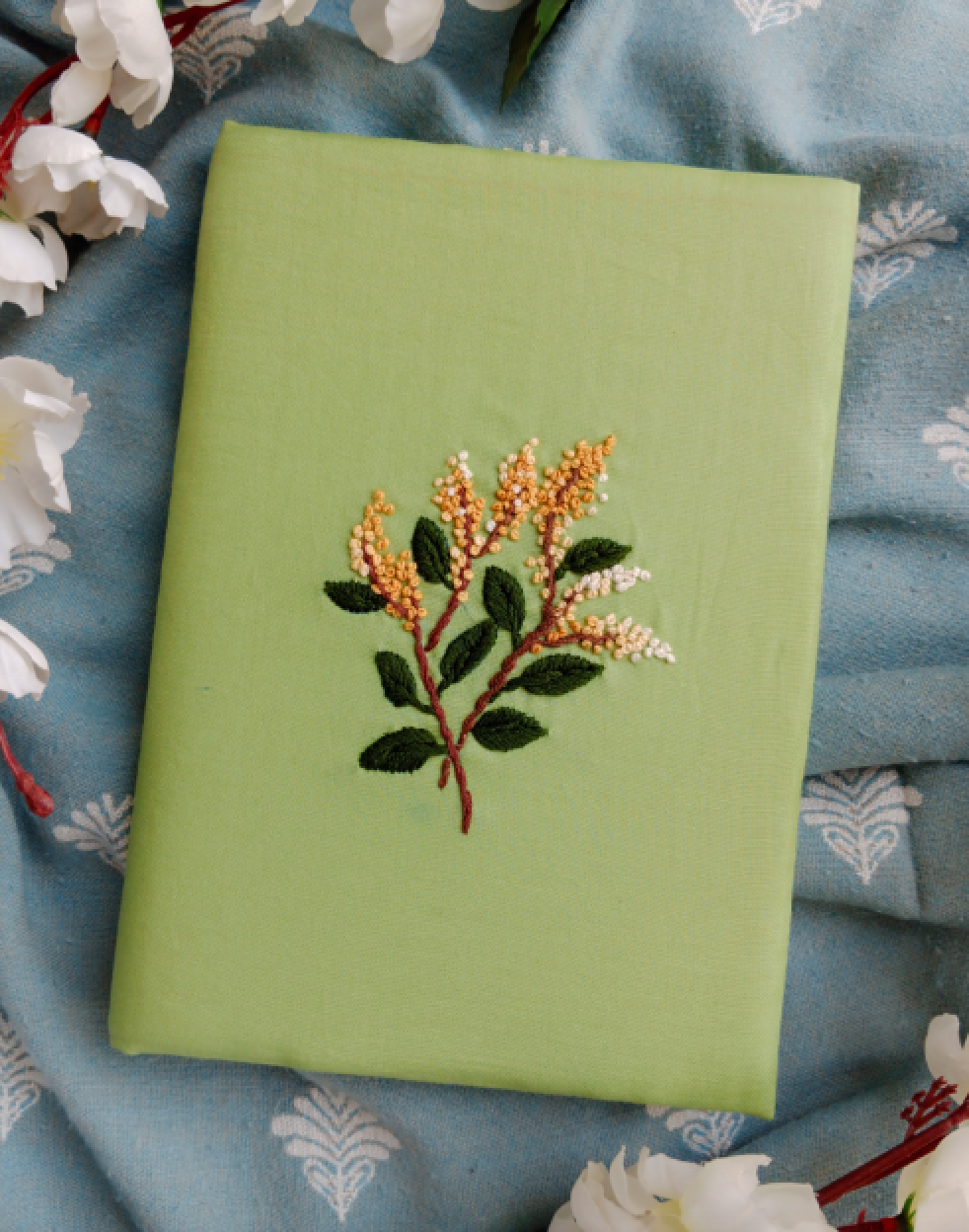 SONNET - Hand Embroidered Notebook