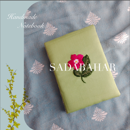 SADABAHAR - Hand Embroidered Notebook