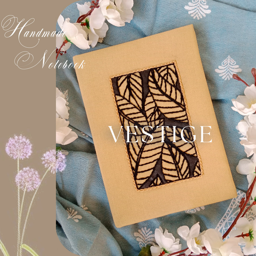 VESTIGE - Hand Embroidered Notebook