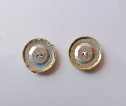 Hand Embroidered Button (set of 2)