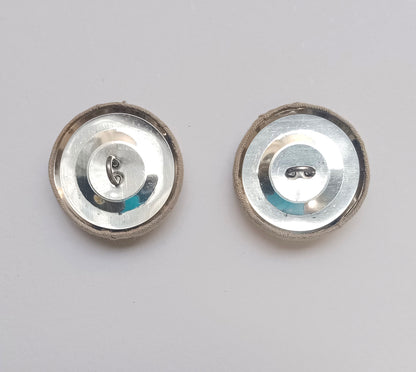 Hand Embroidered Button (set of 2)