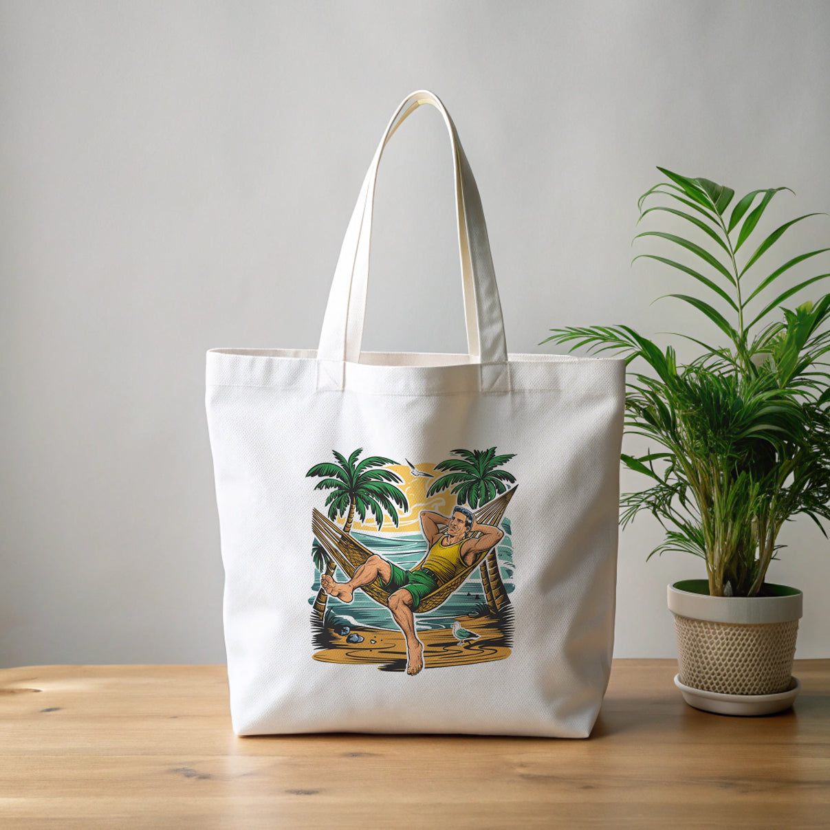 Cotton Printed Large Tote bag