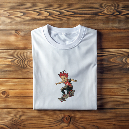 SKATE BOY, Unisex T-shirt, Printed Both Side